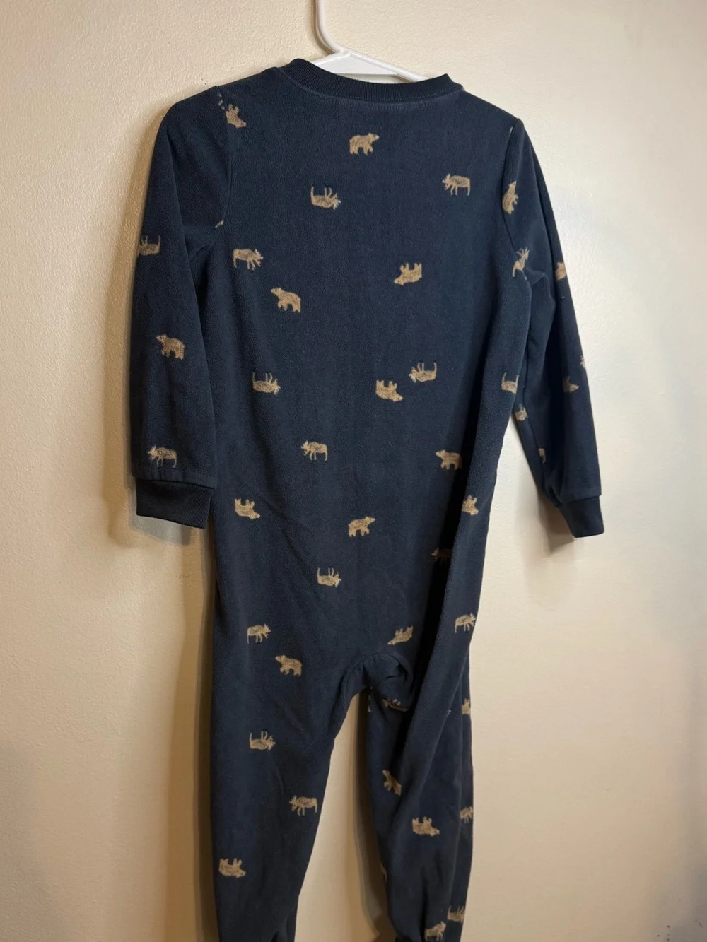 LOT OF 2 Carters Fleece Sleepers Pajamas Toddler Boys 3T